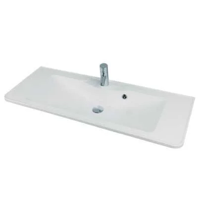 Раковина мебельная Акватон Сиена М 110 см белая, из литого мрамора - фото 3