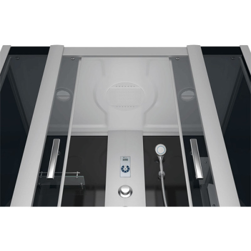 Душевая кабина Erlit Comfort ER4517TP-C 168x80 см с гидромассажем, стеклянные, матовые, тонированные - фото 6