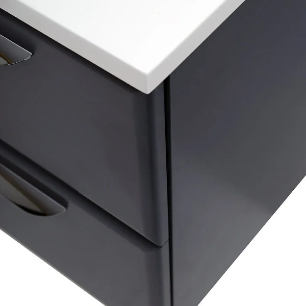 Тумба под раковину подвесная Cezares Eco 75 см grafito, окрашенные - фото 9