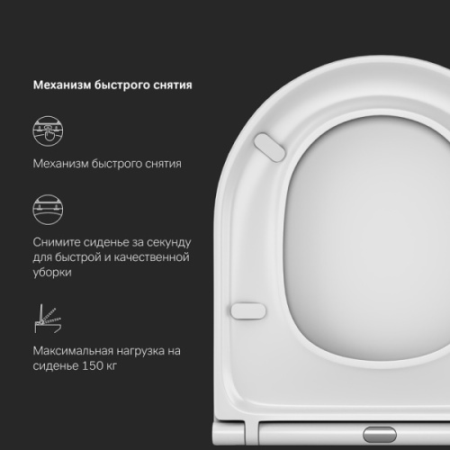 Крышка-сидение с микролифтом Am.Pm Spirit 2.0 дюропласт, с микролифтом index_2 - фото 8