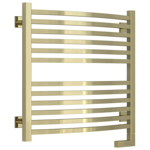 Полотенцесушитель электрический Сунержа Аркус 2.0 60х60 см шампань, тэн правый - фото 16