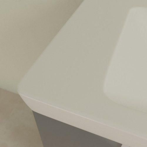 Раковина Villeroy & Boch Subway 2.0 130 см цвет альпийский белый с покрытием CeramicPlus, керамические - фото 7