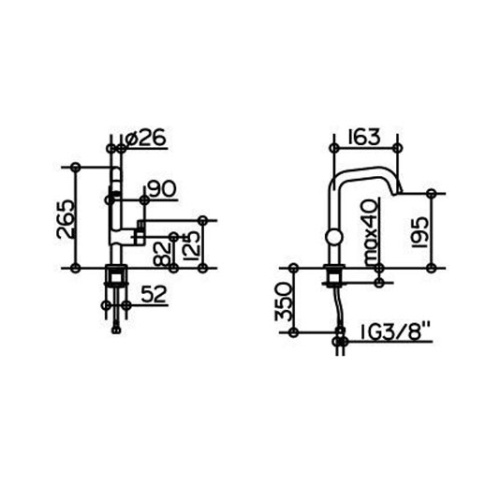 Смеситель для раковины Keuco Plan Blue 53908 - фото 2