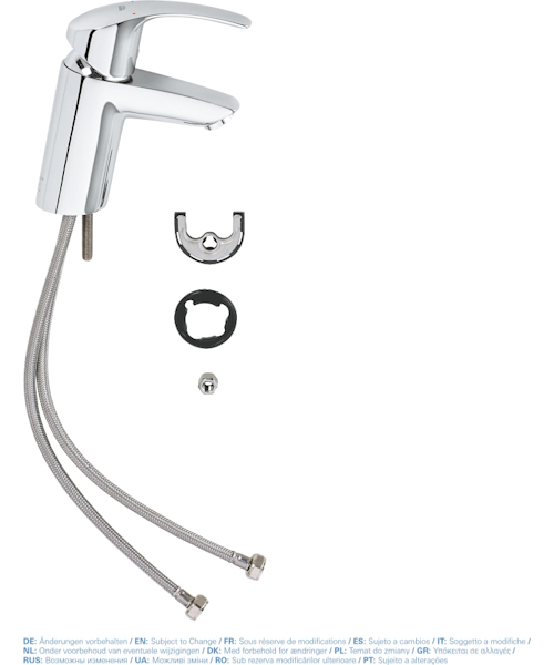 Смеситель для раковины Grohe Eurosmart однорычажный - фото 2