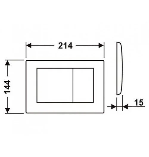 Инсталляция для унитаза Tece TECEprofil 9.300.066 1340 мм - фото 3