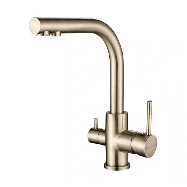 Смеситель для кухни Paulmark Essen бронза - фото 1