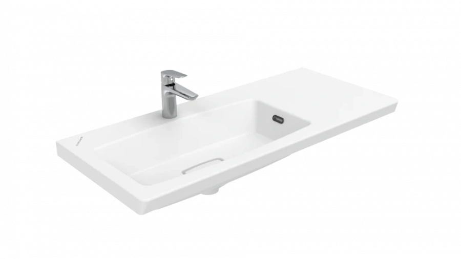 Раковина Creavit Memory 100 см белая - фото 1