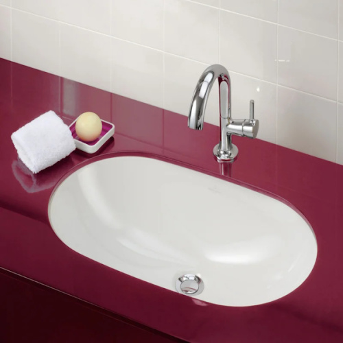 Раковина Villeroy & Boch O.novo 65 см встраиваемая, с покрытием CeramicPlus - фото 2