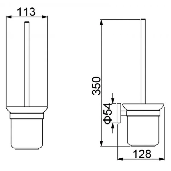 Ершик Timo Saona черное золото, современные, hi-tech - фото 2