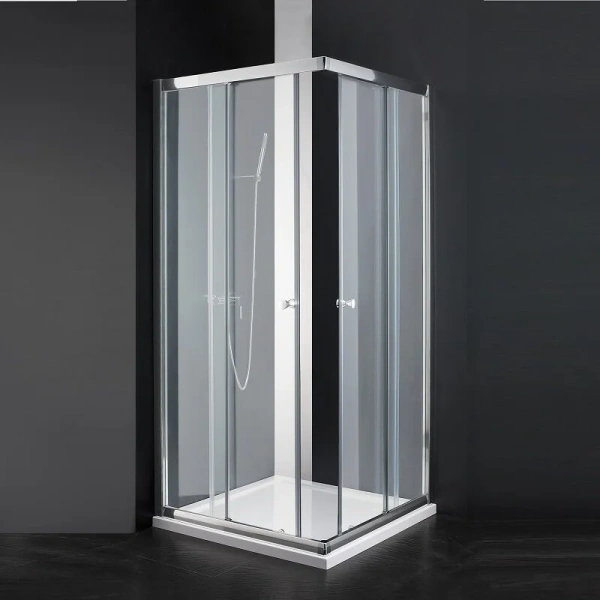 Душевой уголок Cezares Anima 90х90 см рифленое стекло - фото 1