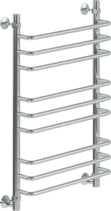 Полотенцесушитель водяной Ника Quadro 80x50 см хром - фото 1
