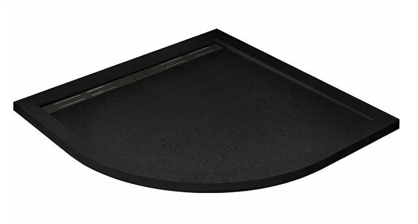 Душевой поддон Cezares Tray 90х90 см чёрный - фото 1