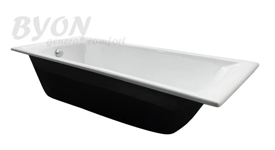Ванна чугунная Byon Milan 180x80 см с антискользящим покрытием - фото 4