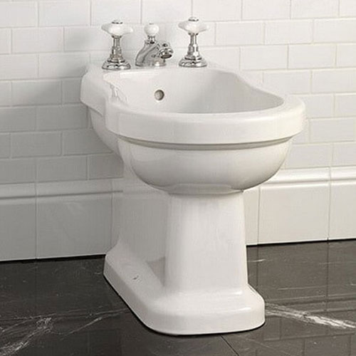 Биде напольное Devon & Devon Blues смеситель на 1 отверстие - фото 2