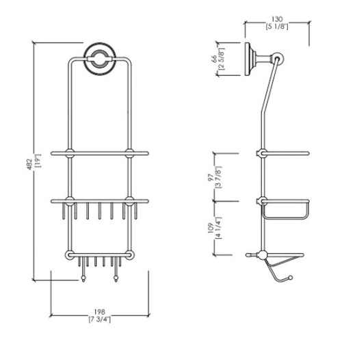 Решётка для ванной Devon&Devon MARD62 - фото 3