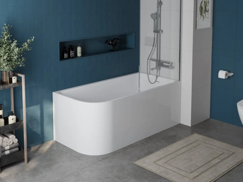 Ванна акриловая BelBagno 170x73 см левосторонняя, акриловые - фото 2