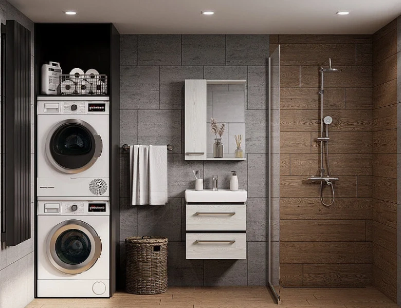 Зеркальный шкаф с подсветкой Акватон Ронда 55 см дуб сомерсет - фото 4