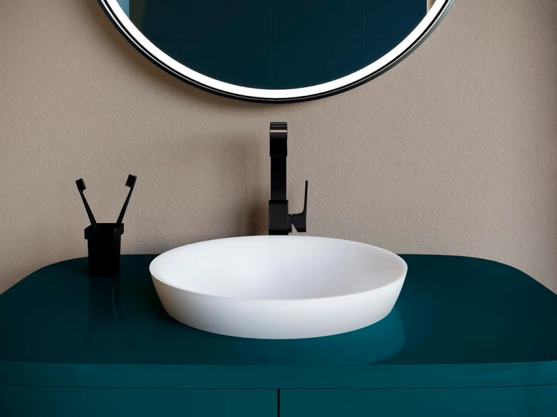 Раковина Salini Marea 03 41 см белый матовый - фото 3