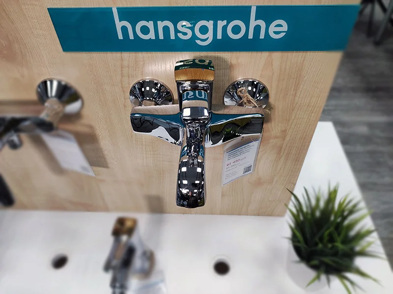 Смеситель для ванны Hansgrohe Metropol Classic хром/золото, в наличии - фото 8