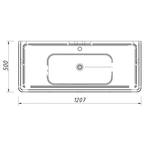 Тумба с раковиной напольная Caprigo Borgo 120 см МДФ - фото 3