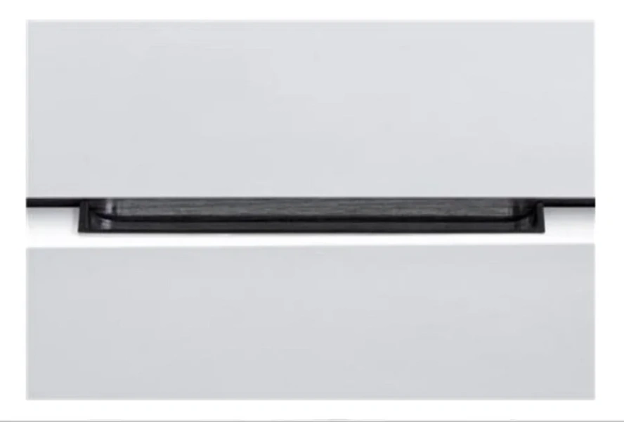 Тумба с раковиной подвесная Акватон Рене 1A258501NRC80 60 см с двумя ящиками и одной дверцей, моноблок - фото 5