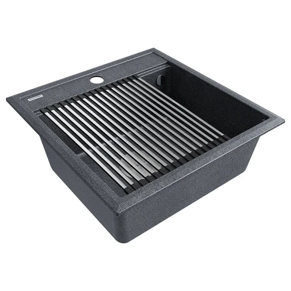 Мойка для кухни Paulmark Stepia 50 см графит - фото 1