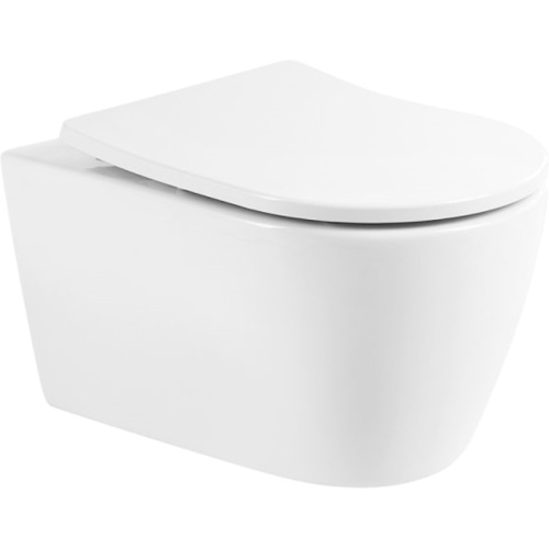 Унитаз подвесной BelBagno Marino безободковый, фаянс, керамика - фото 8