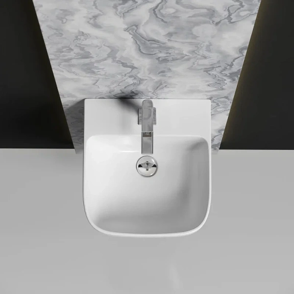 Раковина Ceramica Nova Dion 36 см подвесная, белая, в наличии - фото 8