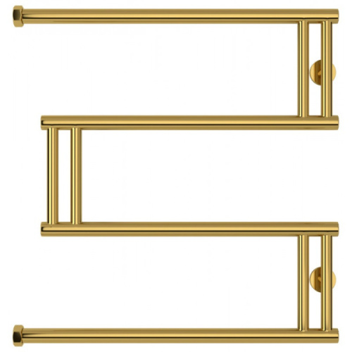 Полотенцесушитель водяной Сунержа High-Tech model M 60x60 см золото - фото 2