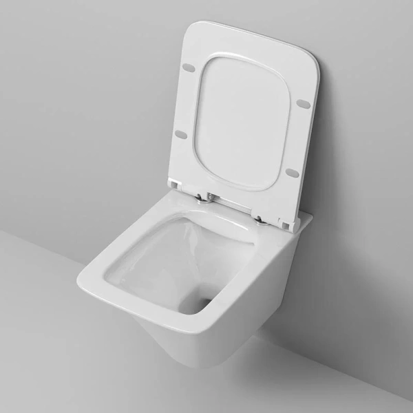 Унитаз подвесной Grossman безободковый, современные, hi-tech, прямоугольные - фото 5