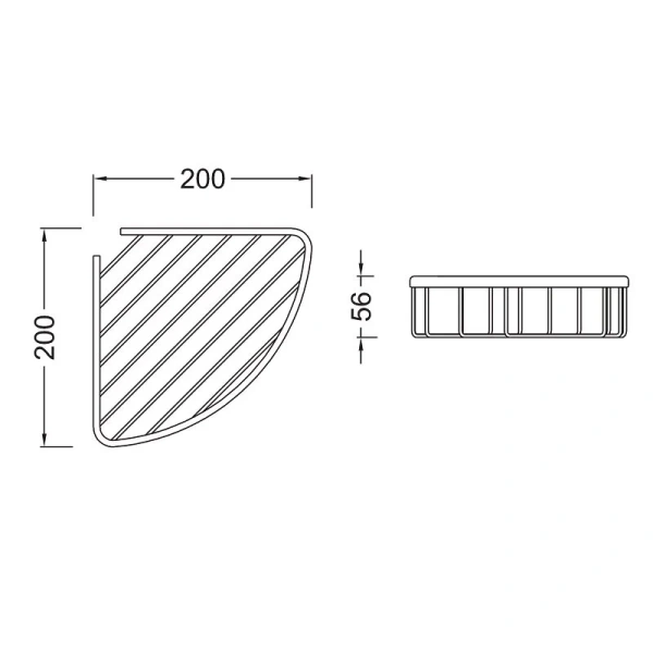 Решетка для ванной Акватек оружейная сталь - фото 4