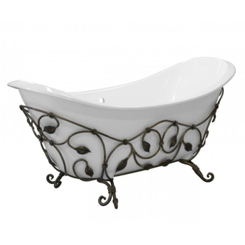 Кованая подставка для ванны Эстет Скарлетт патина - фото 1