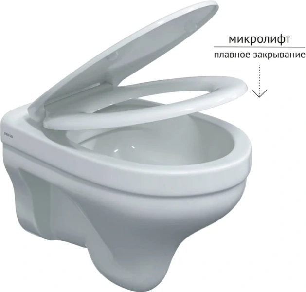 Унитаз с инсталляцией BERGES кнопка белая - фото 2