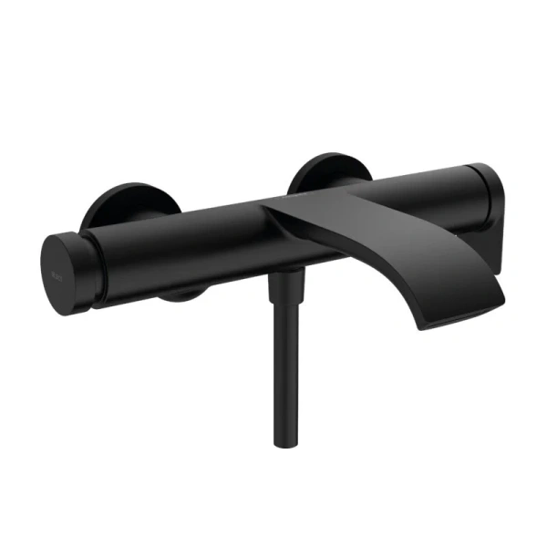 Смеситель для ванны Hansgrohe Vivenis матовый черный, черные - фото 4