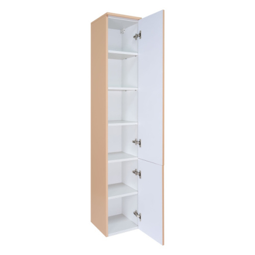 Шкаф-пенал подвесной Misty Сахара 30 см песочный, правый, по запросу - фото 2