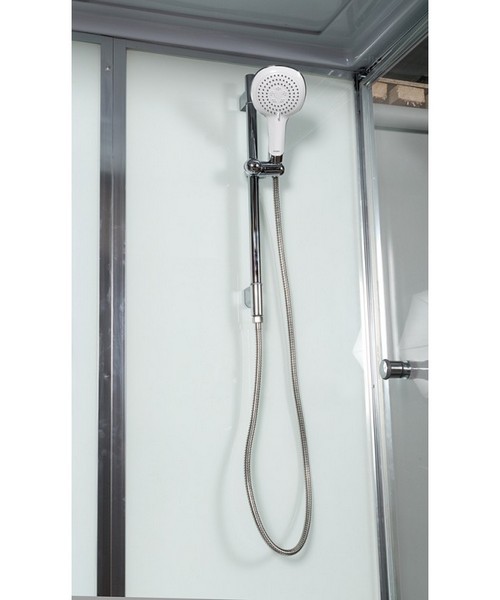 Душевой бокс Deto V 150х85 см высокий поддон, стеклянные - фото 8