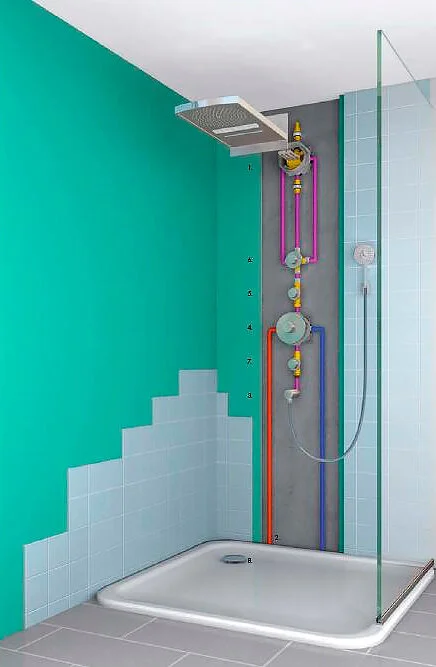 Верхний душ Hansgrohe Raindance белый/хром, нет в наличии - фото 5