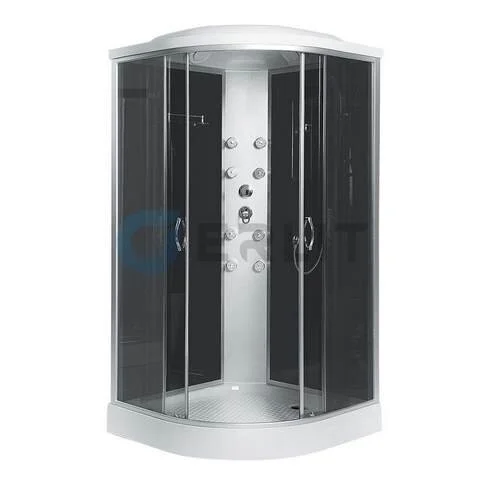 Душевая кабина Erlit Comfort 90x90 см стекло тонированное - фото 2