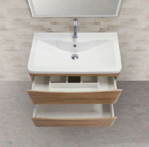Тумба под раковину подвесная BelBagno Acqua 90 см rovere rustico, современная, hi-tech, лофт - фото 3