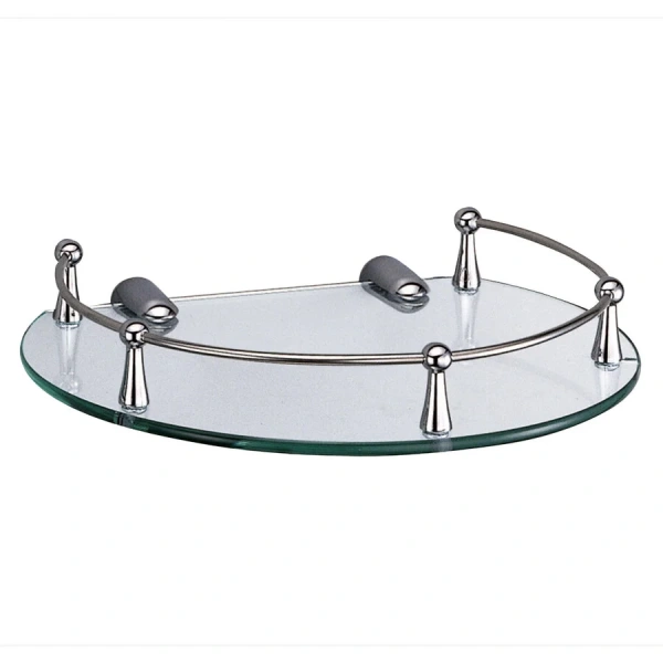 Полочка для ванной WasserKRAFT стеклянная - фото 1