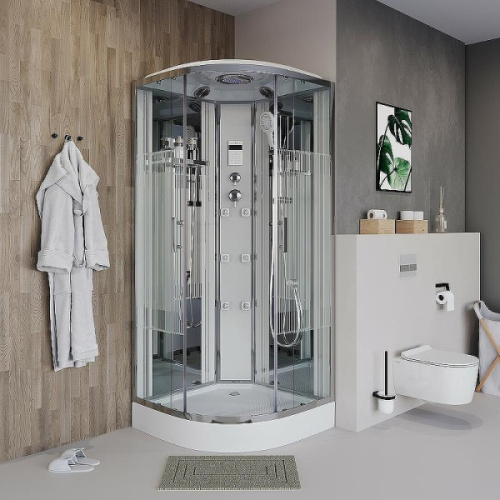 Душевая кабина Niagara Ultra 120x120 см стекло с узором - фото 2