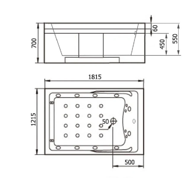 Акриловая ванна левосторонняя Gemy, акриловые - фото 2