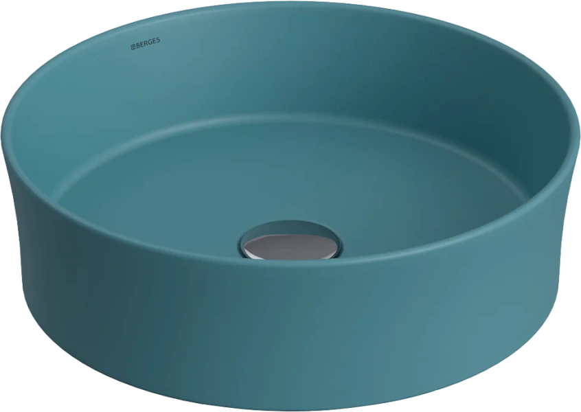 Раковина BERGES Ego 38 см матовый темно-синий - фото 1