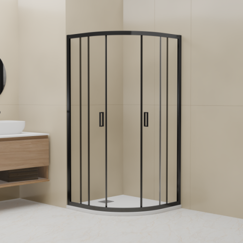 Душевой уголок RGW Classic CL-54B 90х90 см профиль черный - фото 2