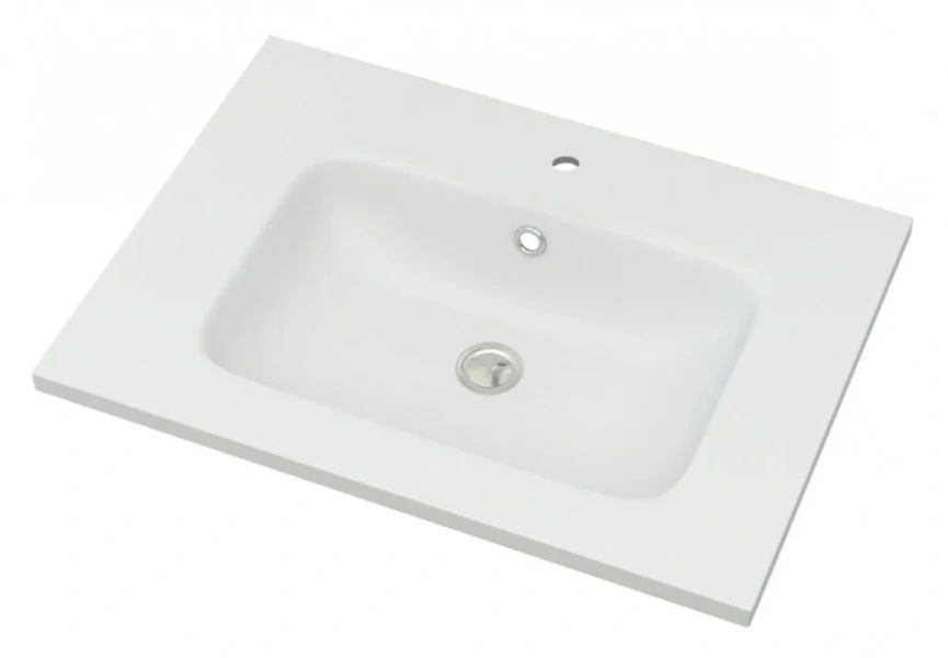 Тумба с раковиной подвесная Cezares Glass 4179 60 см с двумя выдвижными ящиками