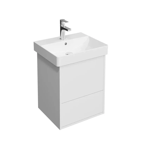 Тумба под раковину подвесная Kerama Marazzi Pro 50 см белая матовая