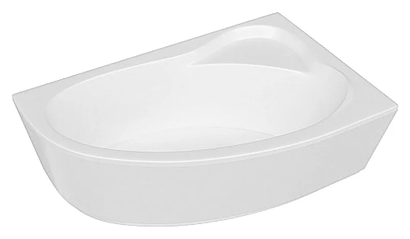 Ванна акриловая Azario Laura 170 x 110 см, белая, левая/правая, без гидромассажа, недорогие - фото 5