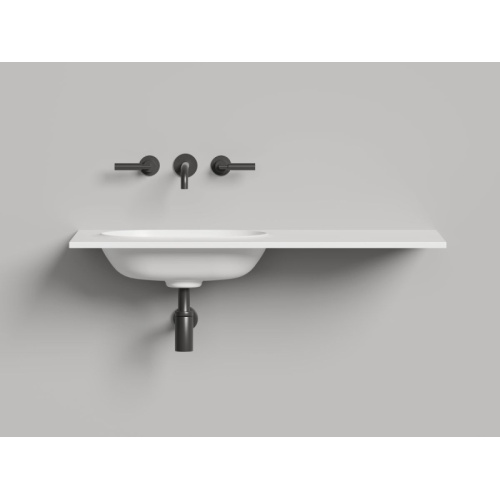 Раковина Salini Onda Edge Oval 200 см белый матовый - фото 2