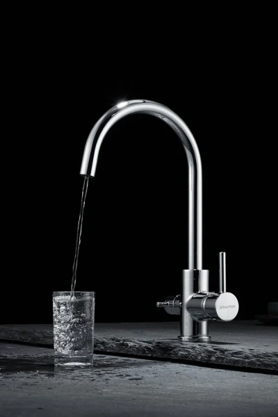 Смеситель для кухни Paulmark Essen хром, с поворотным изливом - фото 7