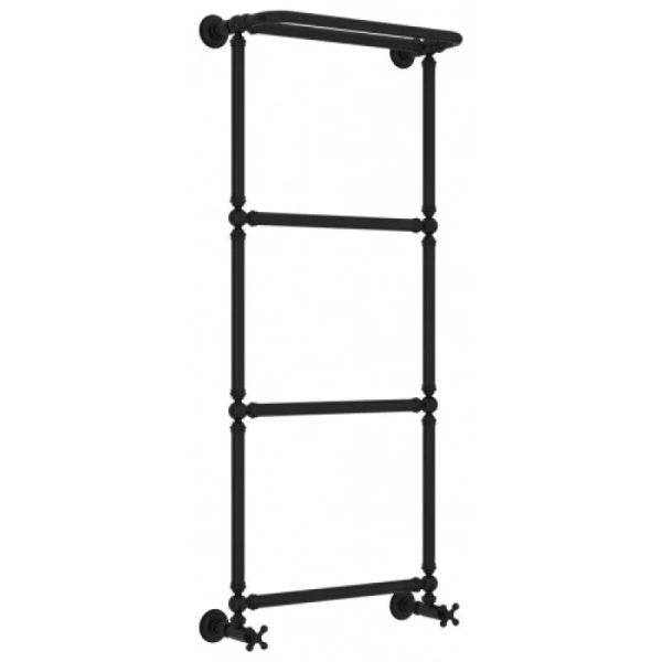 Полотенцесушитель водяной Сунержа Ренессанс 50х126 см черный матовый - фото 1